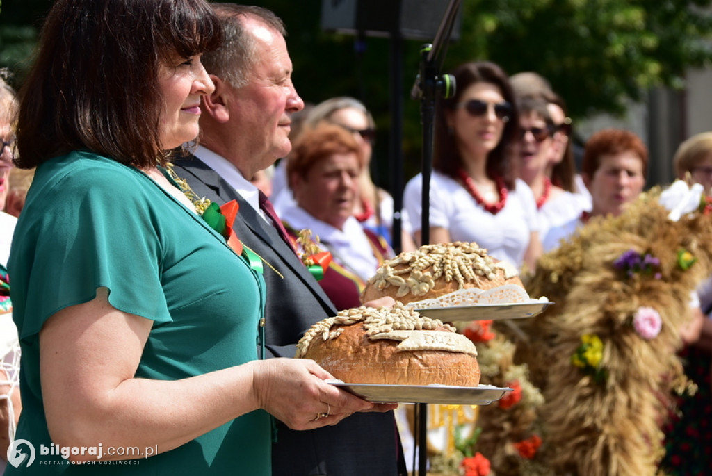 Józefowskie dożynki na miejskim rynku