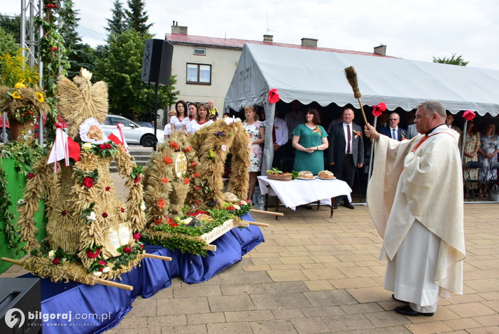 Józefowskie dożynki na miejskim rynku