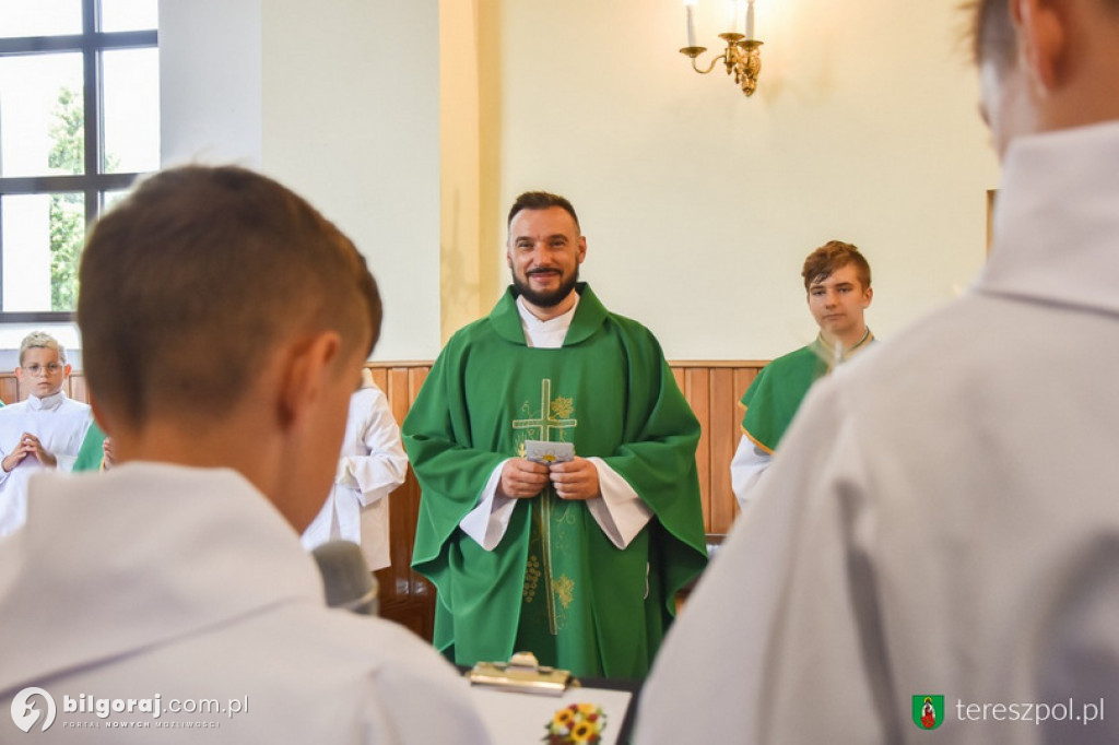 Pożegnanie księży w Tereszpolu
