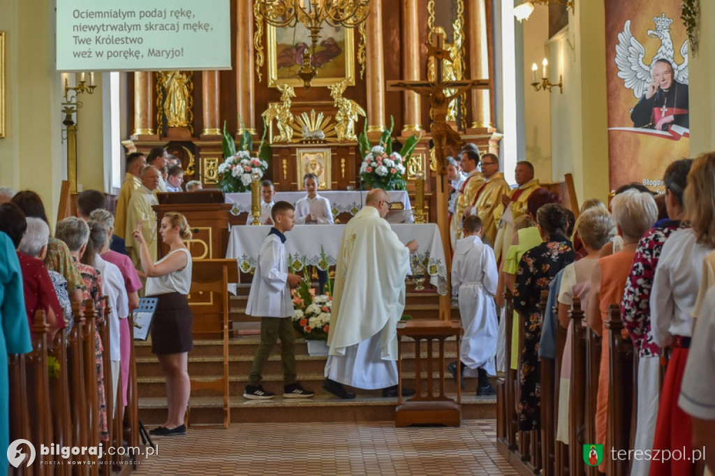 Pożegnanie księży w Tereszpolu