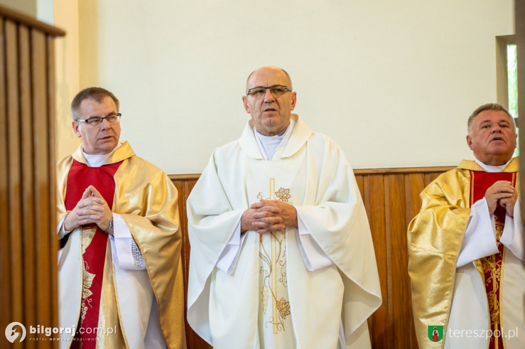 Pożegnanie księży w Tereszpolu
