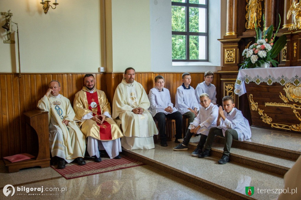 Pożegnanie księży w Tereszpolu