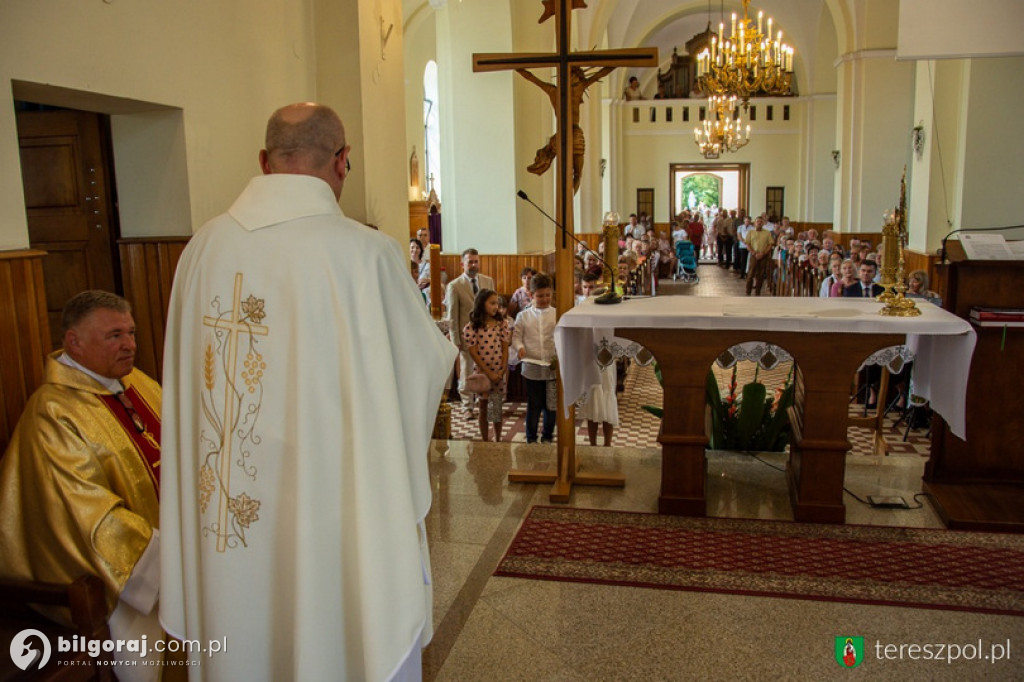 Pożegnanie księży w Tereszpolu