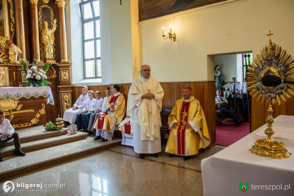 Pożegnanie księży w Tereszpolu