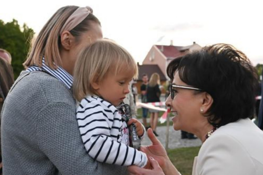 Elżbieta Witek we Frampolu