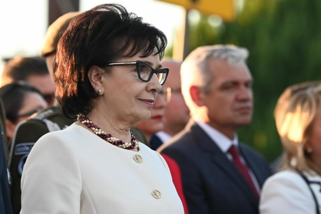 Elżbieta Witek we Frampolu