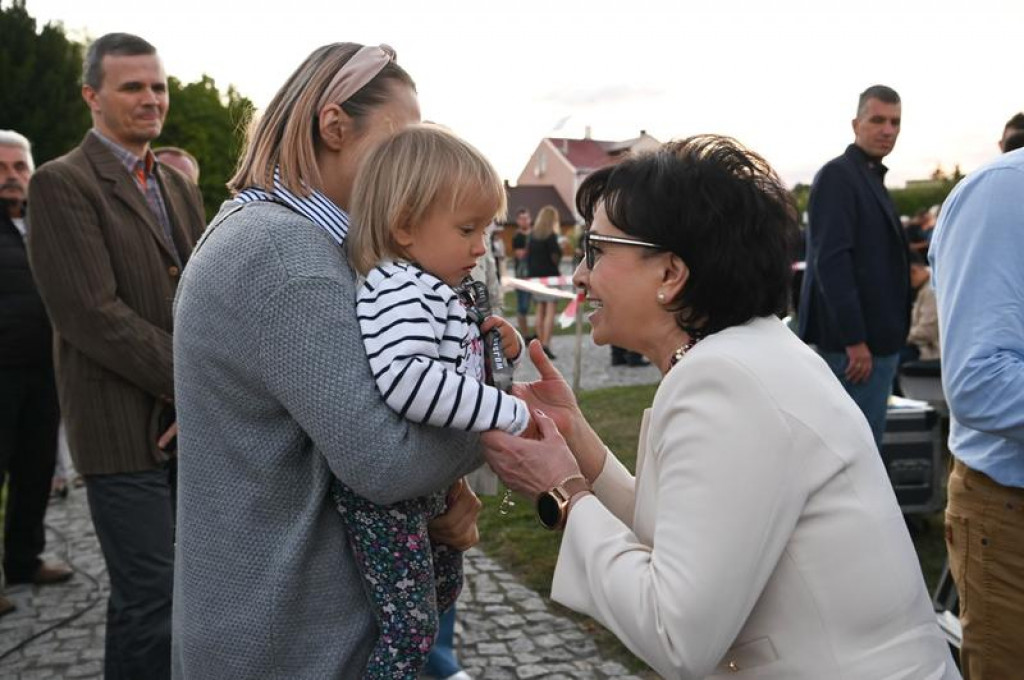 Elżbieta Witek we Frampolu