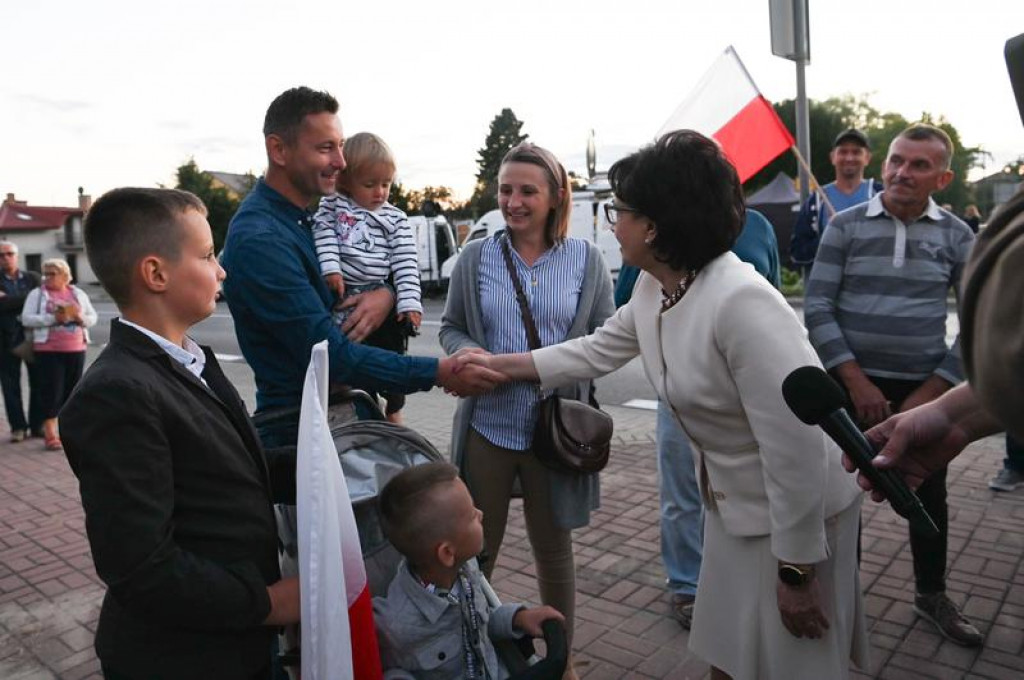 Elżbieta Witek we Frampolu