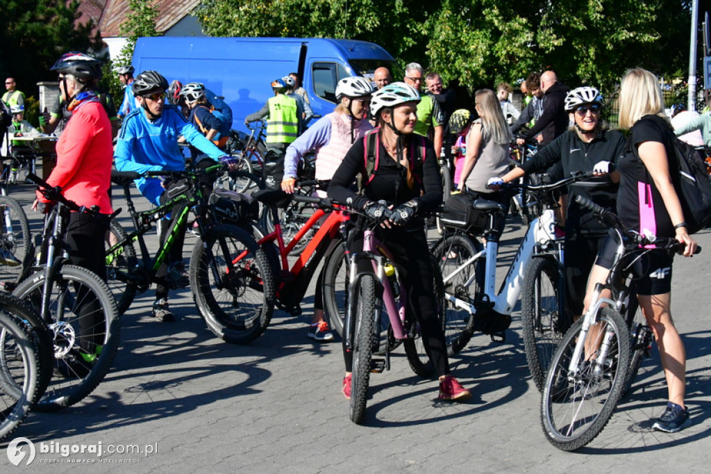 Ruszyli rowerami na Wzgórze Polak