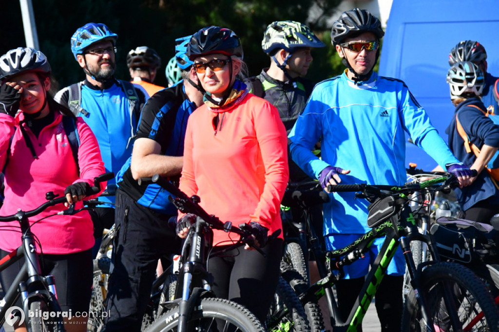Ruszyli rowerami na Wzgórze Polak