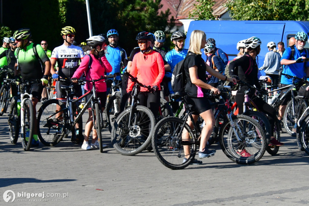 Ruszyli rowerami na Wzgórze Polak