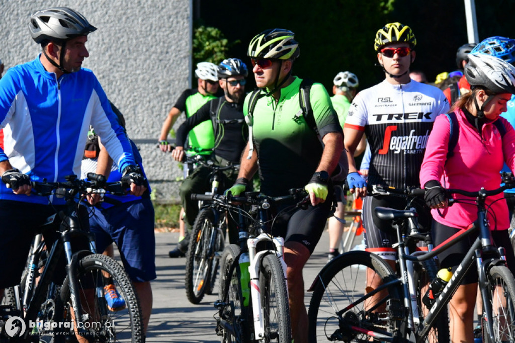 Ruszyli rowerami na Wzgórze Polak