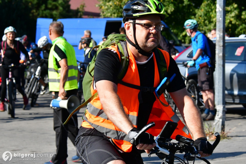Ruszyli rowerami na Wzgórze Polak