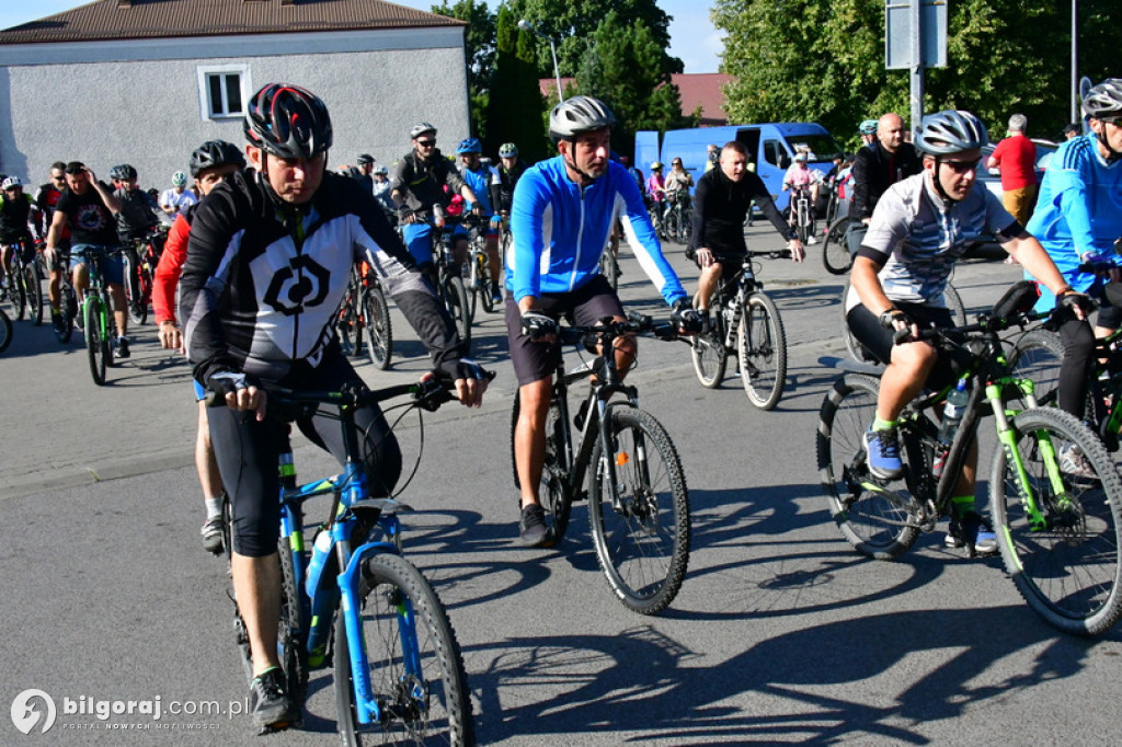 Ruszyli rowerami na Wzgórze Polak