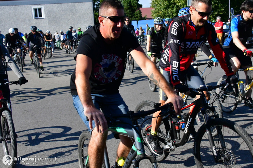 Ruszyli rowerami na Wzgórze Polak