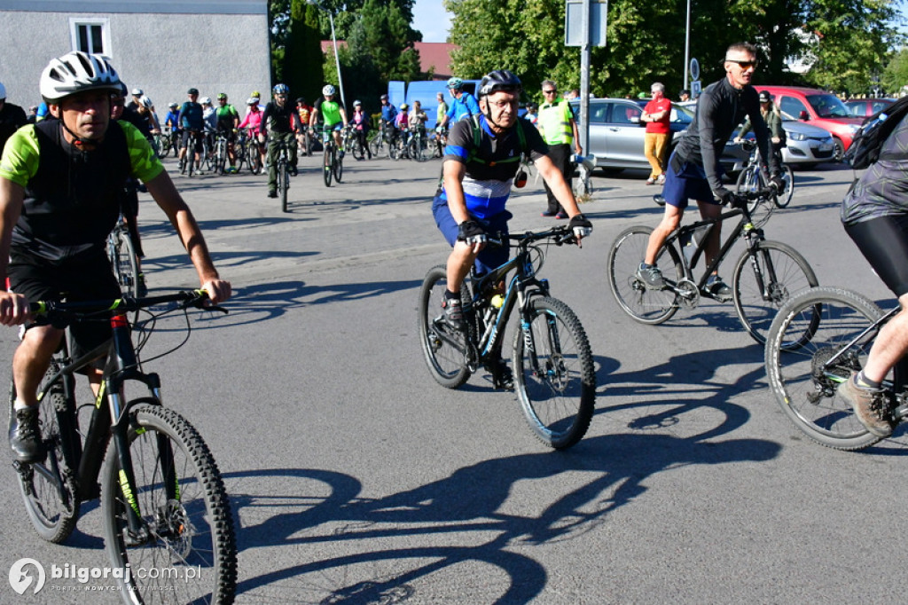 Ruszyli rowerami na Wzgórze Polak