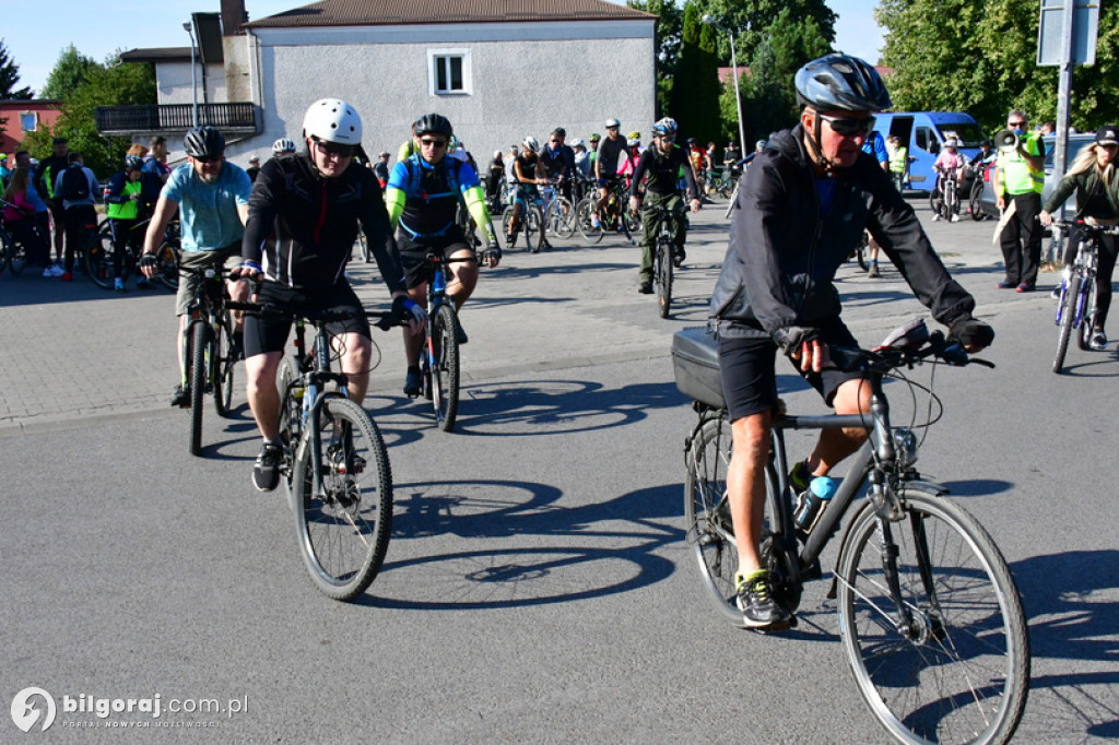 Ruszyli rowerami na Wzgórze Polak