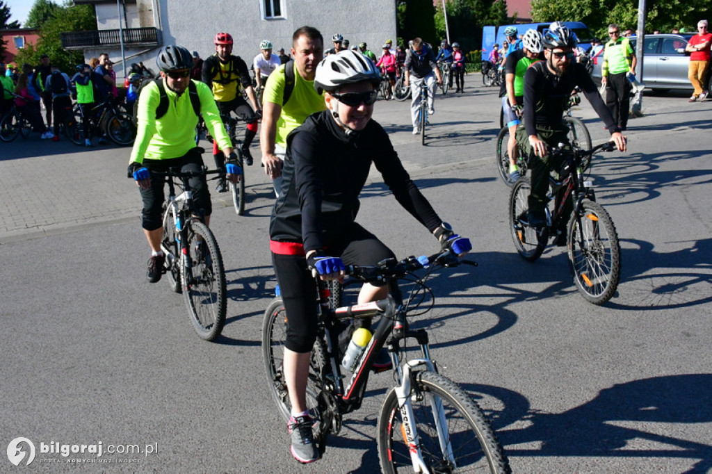 Ruszyli rowerami na Wzgórze Polak