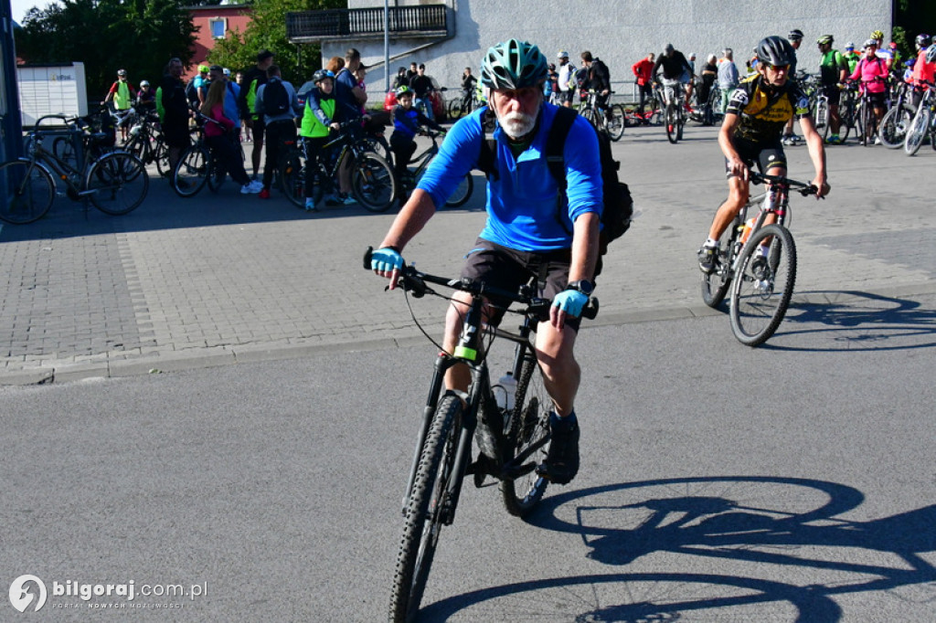 Ruszyli rowerami na Wzgórze Polak