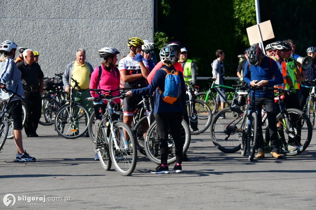 Ruszyli rowerami na Wzgórze Polak