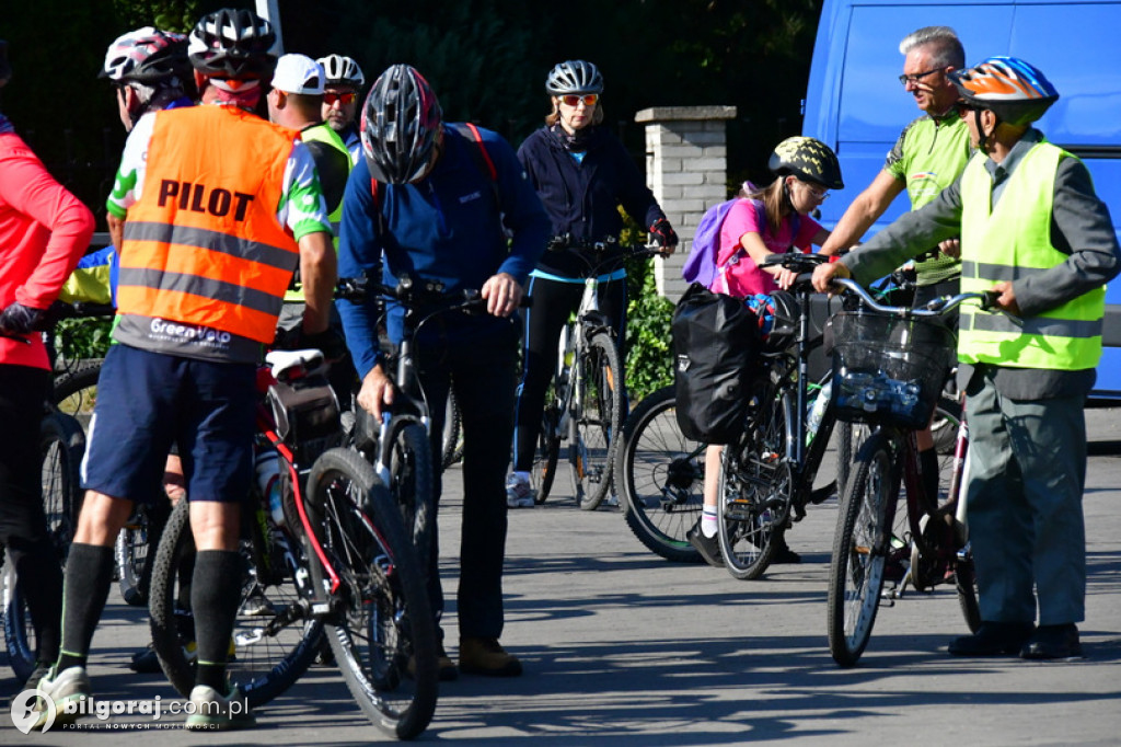 Ruszyli rowerami na Wzgórze Polak