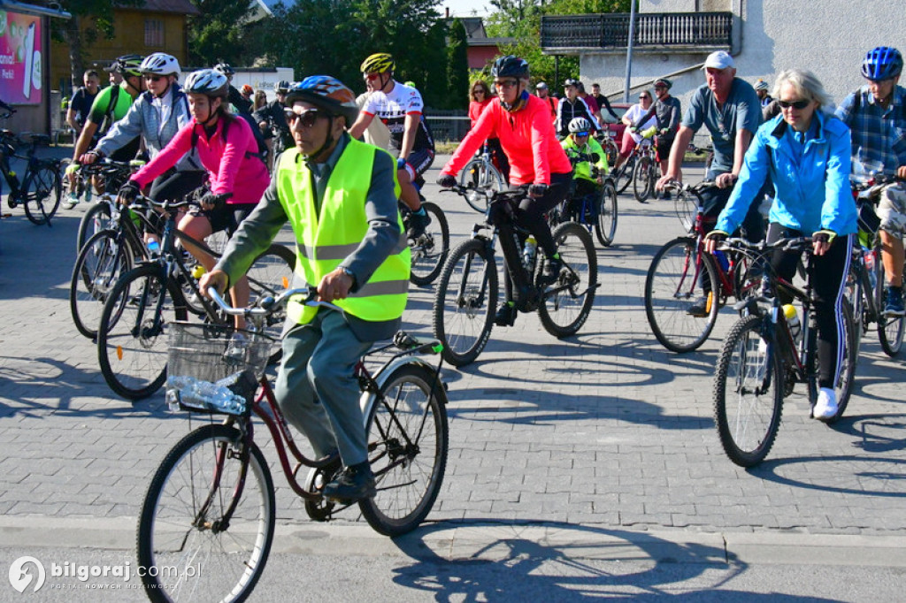 Ruszyli rowerami na Wzgórze Polak