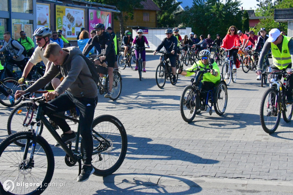 Ruszyli rowerami na Wzgórze Polak