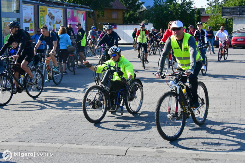 Ruszyli rowerami na Wzgórze Polak