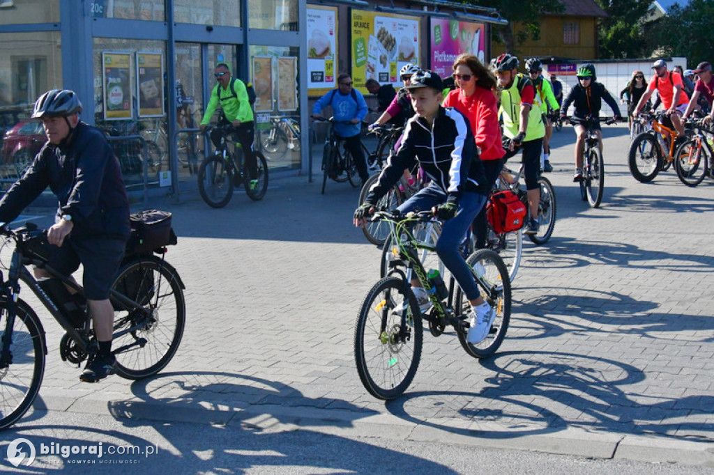 Ruszyli rowerami na Wzgórze Polak