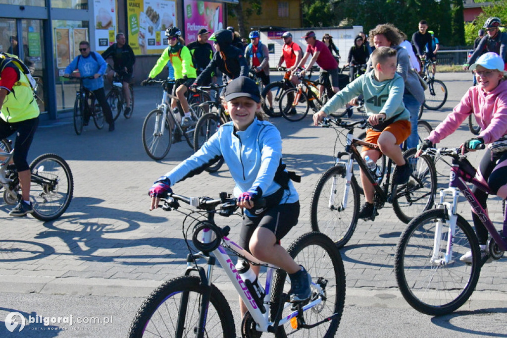Ruszyli rowerami na Wzgórze Polak