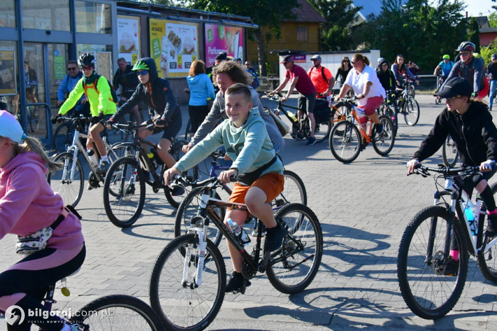 Ruszyli rowerami na Wzgórze Polak