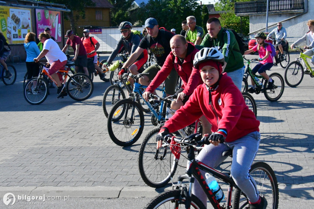 Ruszyli rowerami na Wzgórze Polak