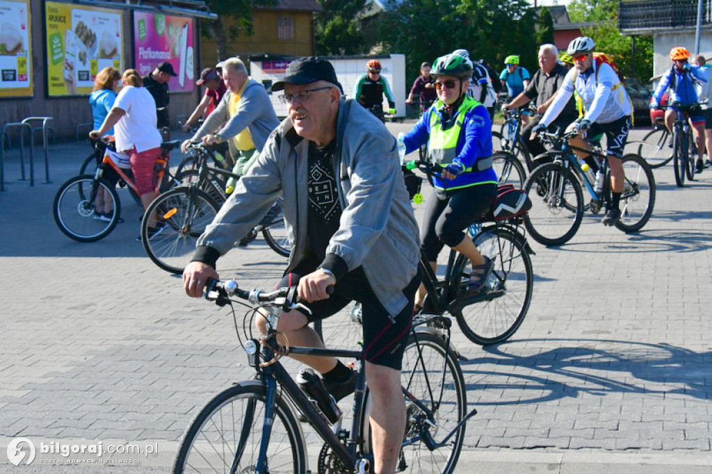 Ruszyli rowerami na Wzgórze Polak