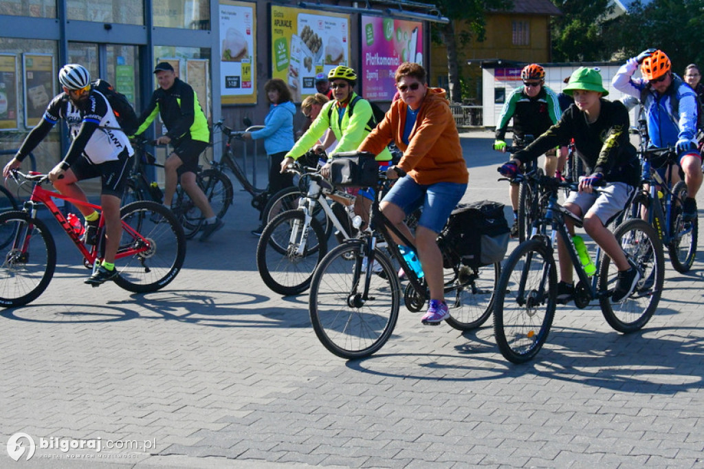 Ruszyli rowerami na Wzgórze Polak