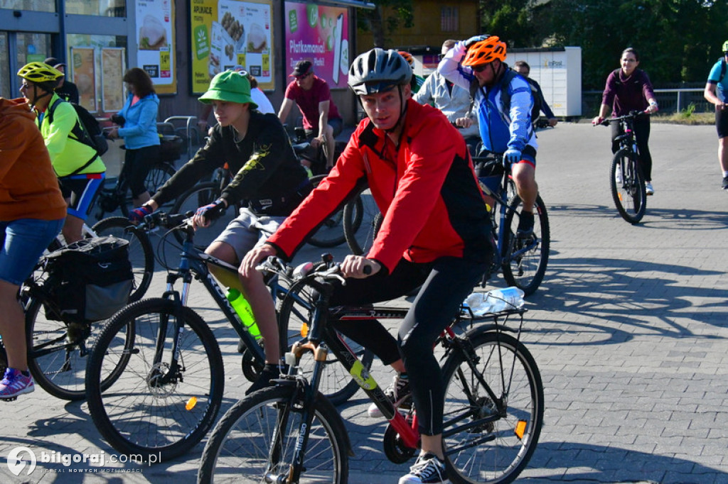 Ruszyli rowerami na Wzgórze Polak