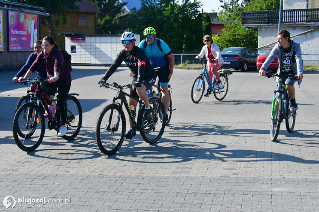 Ruszyli rowerami na Wzgórze Polak