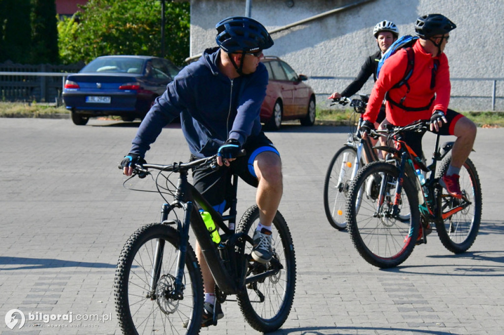 Ruszyli rowerami na Wzgórze Polak