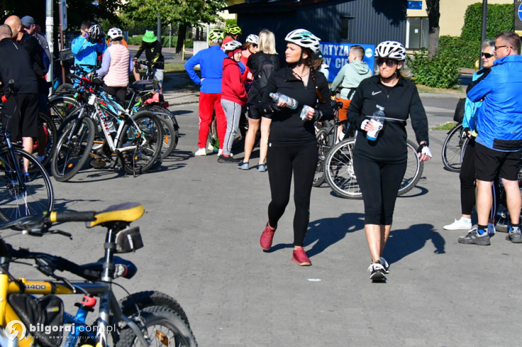 Ruszyli rowerami na Wzgórze Polak