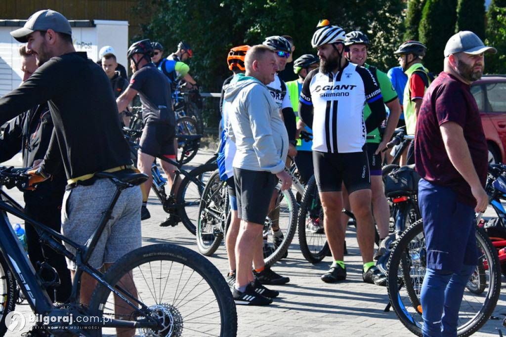 Ruszyli rowerami na Wzgórze Polak