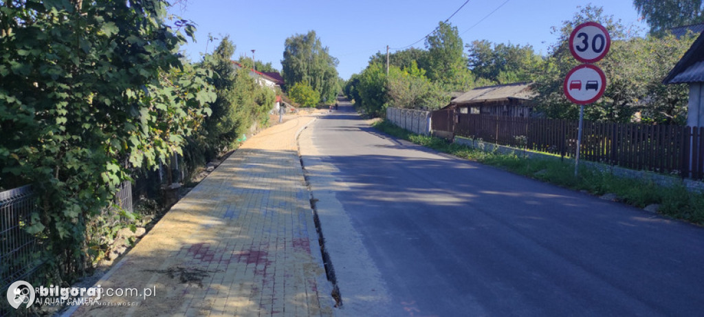 Remont drogi Tereszpol - Zwierzyniec