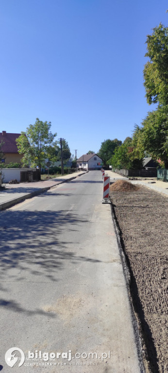 Remont drogi Tereszpol - Zwierzyniec