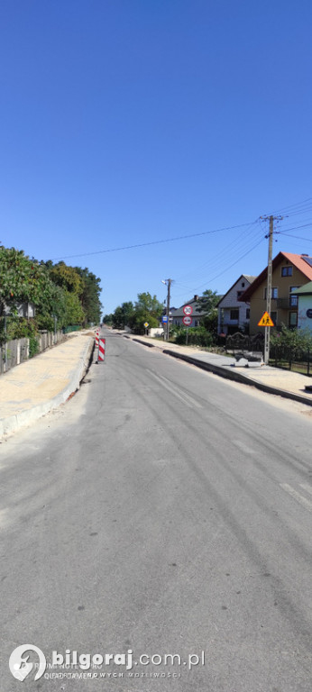 Remont drogi Tereszpol - Zwierzyniec