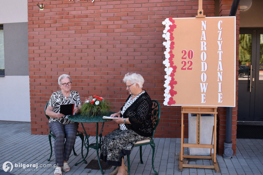 Narodowe Czytanie w Majdanie Starym 2022