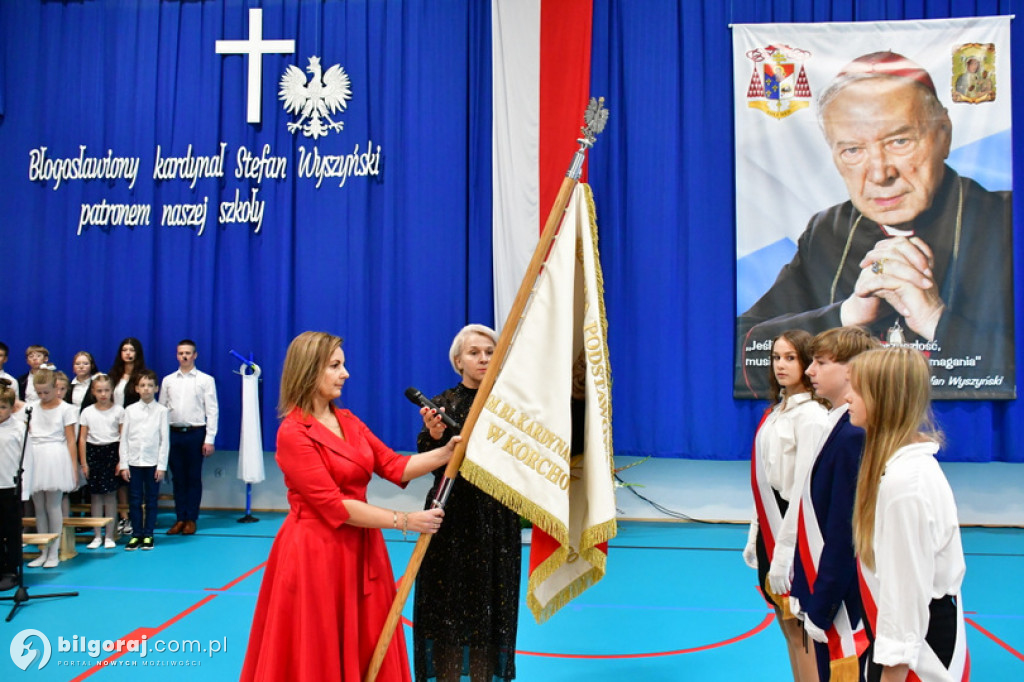 Uroczystość w Szkole Podstawowej w Korchowie Pierwszym