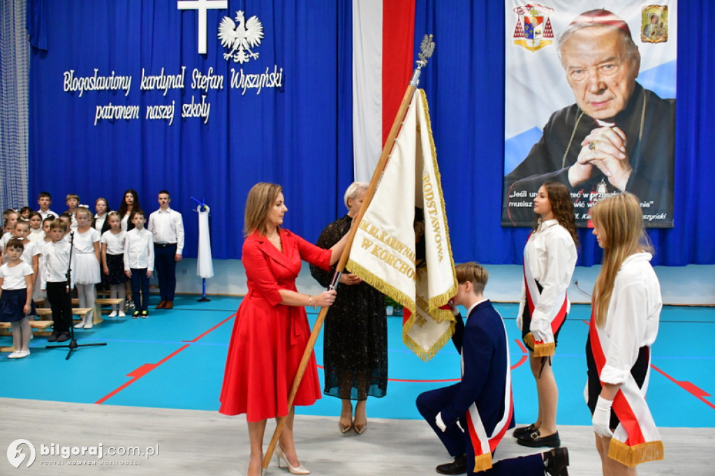 Uroczystość w Szkole Podstawowej w Korchowie Pierwszym