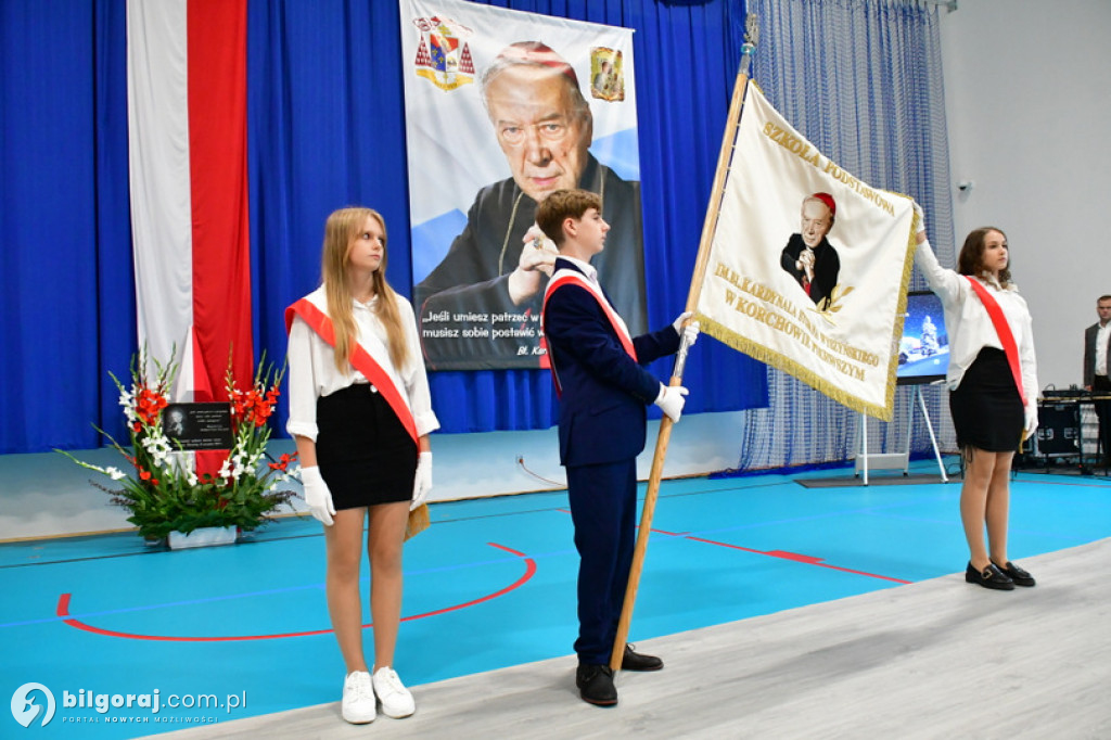 Uroczystość w Szkole Podstawowej w Korchowie Pierwszym