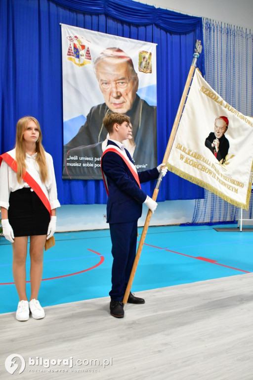 Uroczystość w Szkole Podstawowej w Korchowie Pierwszym