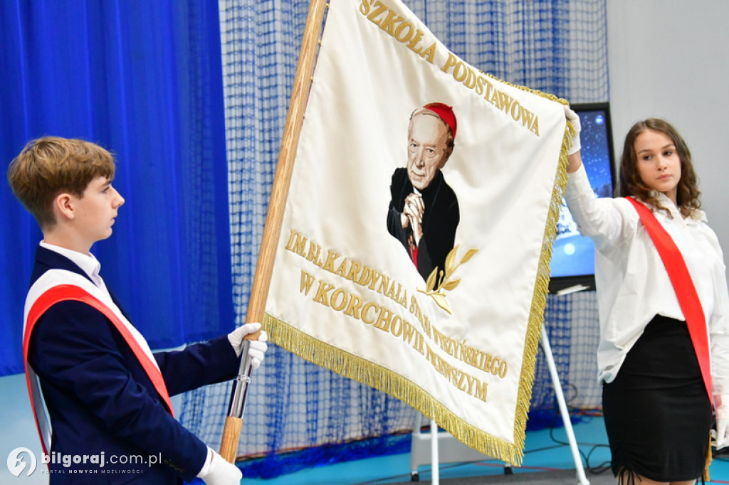 Uroczystość w Szkole Podstawowej w Korchowie Pierwszym
