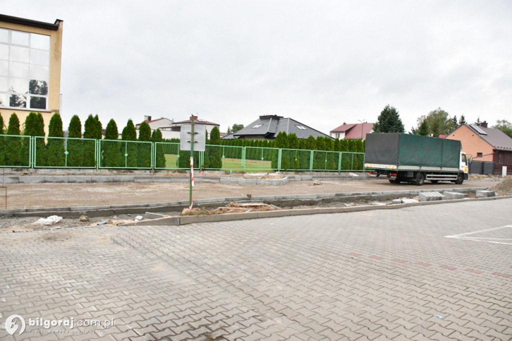 Trwa remont ulic Piłsudskiego w Biłgoraju