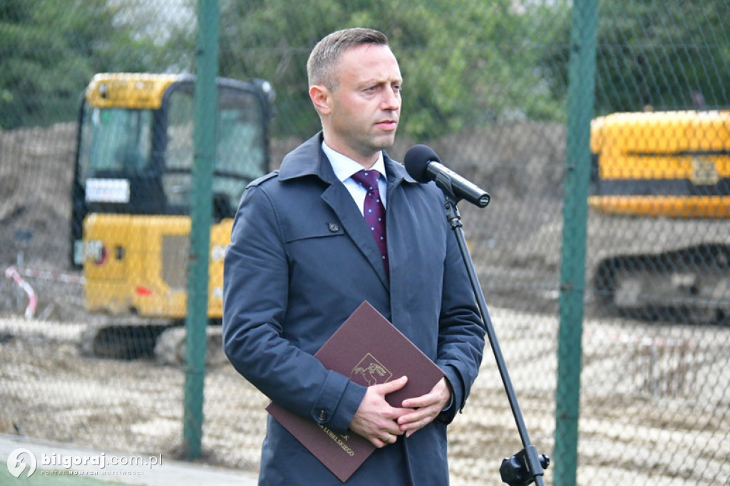Kamień węgielny pod halę przy Jedynce wmurowany